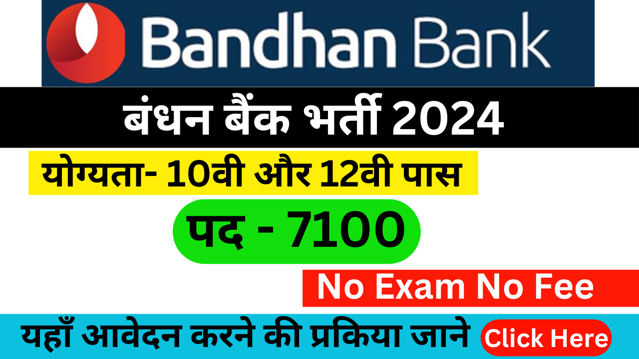 Bandhan Bank Bharti 2024